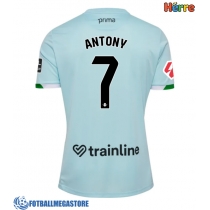 Fotballdrakt Herre Real Betis Antony #7 Bortedrakt 2025-26 Kortermet